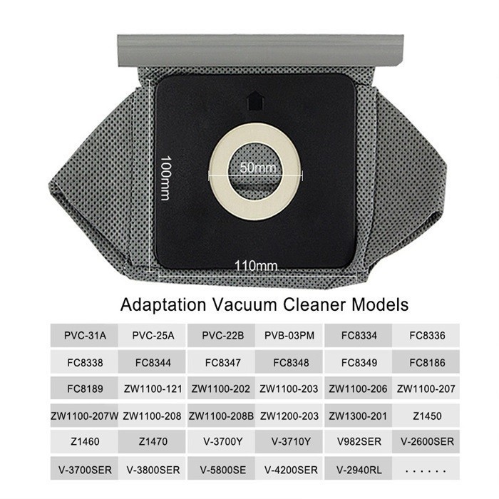 Túi Hút Bụi LG Pensonic Electrolux Vacum Cleaner Bụi Beg Có Thể Tái Sử Dụng Có Thể Giặt Máy Hút Bụi Vải Túi Đựng Bụi GZ