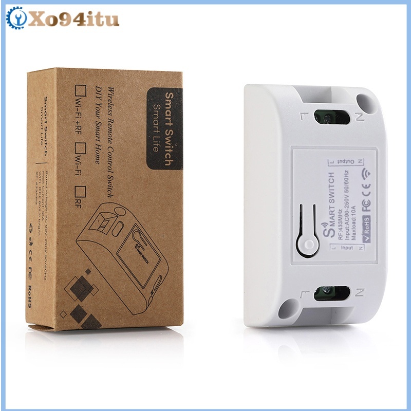 XOITU WiFi Hẹn giờ thông minh DIY Điều khiển bằng giọng nói không dây Tự động hóa nhà thông minh