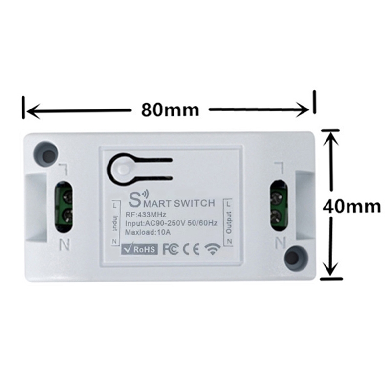 XOITU WiFi Hẹn giờ thông minh DIY Điều khiển bằng giọng nói không dây Tự động hóa nhà thông minh