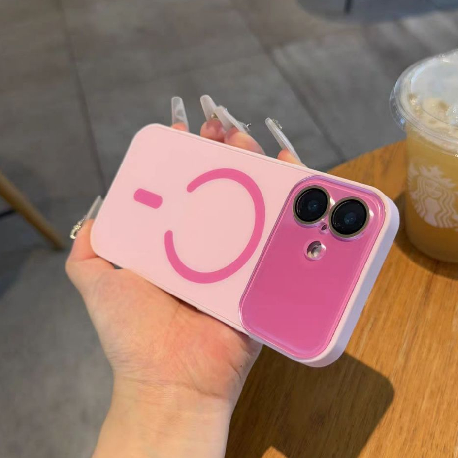 Ốp lưng cứng mờ cửa sổ lớn tương thích với iPhone 13 pro max 14 pro max 15 pro max 16 pro max 17 pro max 17 air case