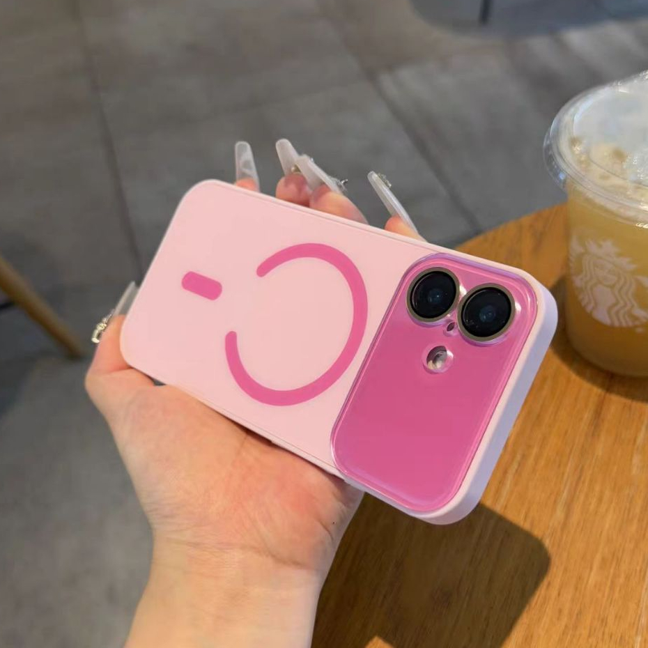 Ốp lưng cứng mờ cửa sổ lớn tương thích với iPhone 13 pro max 14 pro max 15 pro max 16 pro max 17 pro max 17 air case