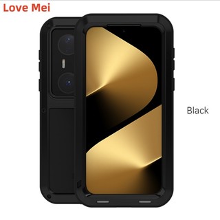 Love Mei Armor Ốp Lưng Kim Loại Hạng Nặng Ốp Lưng Điện Thoại Huawei Pura 80 Ultra Pro Plus Chống Sốc Chống Bụi Khung Bảo Vệ