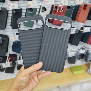 Ốp Điện Thoại Sợi Carbon Aramid Cao Cấp Cho Google Pixel 10 9 Pro XL Sạc Không Dây Từ Tính Siêu Mỏng Ốp Lưng Chống Sốc