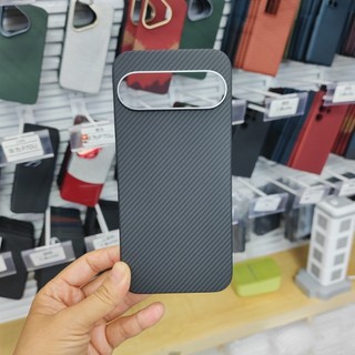 Ốp Điện Thoại Sợi Carbon Aramid Cao Cấp Cho Google Pixel 10 9 Pro XL Sạc Không Dây Từ Tính Siêu Mỏng Ốp Lưng Chống Sốc