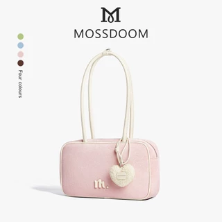 Mossdoom Maris Bag Túi đeo vai đa năng để đi lại với mặt dây chuyền
