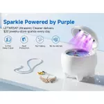 Máy làm sạch siêu âm Máy giữ bụi 48kHz cho bảo vệ ban đêm, bảo vệ miệng, răng giả Máy làm sạch siêu âm nha khoa 24W với 4 chế độ, Quà tặng tuyệt vời 180ML cho người dùng nẹp — ảnh 8