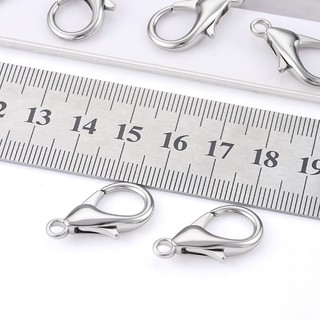 Khóa Tôm Hùm Hợp Kim Bạc Chống Thấm Nước Và Không Gây Dị Ứng DIY Vòng Cổ Vòng Tay Phụ Kiện Trang Sức