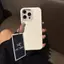 Ốp điện thoại da sang trọng 3D thời trang Silicon cho iPhone 16 Pro Max Vỏ điện thoại iPhone 16 15 14 13 12 11 Pro Max 13Mini 14Plus XSMAX XR Vỏ đeo chéo