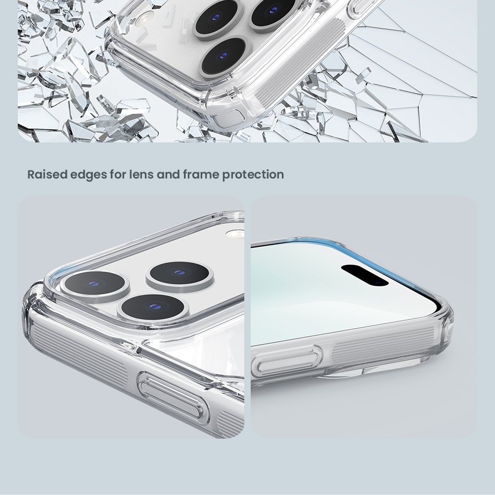 Nillkin Cho Apple iPhone 17 Pro Max Air Nature TPU Pro Ốp Lưng Từ Tính PC TPU Trong Suốt Ốp Lưng Nam Châm Vỏ Điện Thoại Chống Sốc Vỏ Bảo Vệ