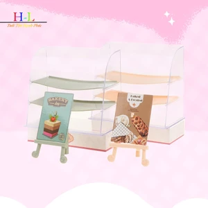 HL 1: 12 Nhà Búp Bê Miniture Mô Phỏng Tủ Bánh Mô Hình Phụ Kiện Trang Trí LMWU