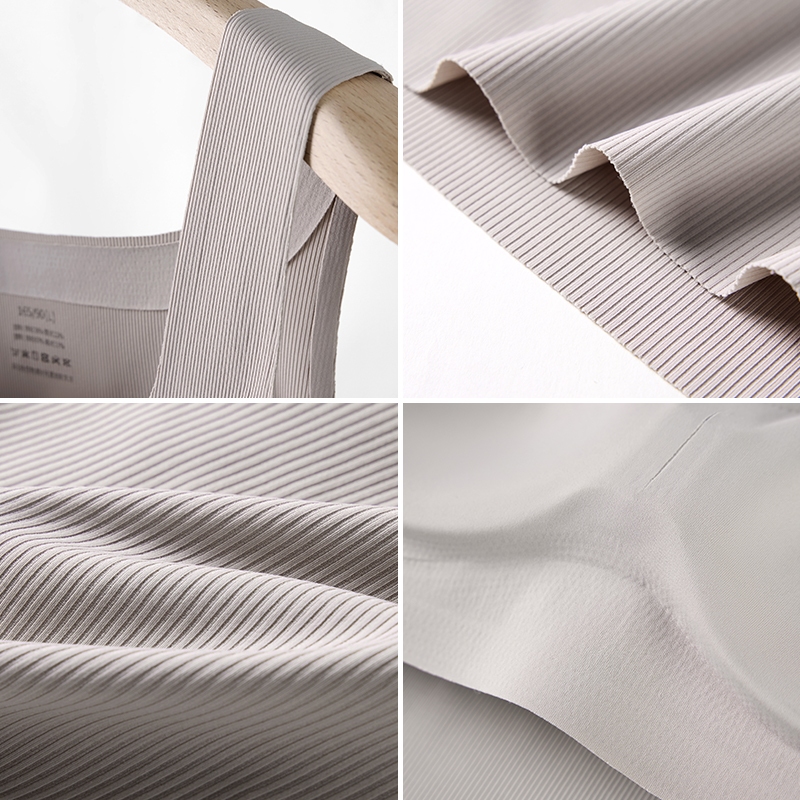Girdear Home Áo Ba Lỗ Cổ Vuông Trơn Cho Nữ - Với Đệm Áo Ngực Đàn Hồi, Áo Tank Top Lụa Băng Không Tay Mềm Mại Co Giãn, Chất Liệu Thoáng Mát Mát Mẻ Dáng Đơn Phố, 851EB09