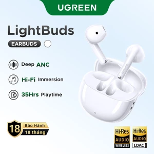 UGREEN LightBuds Bluetooth 6.0 35H Tai nghe nhét tai trong tai Tai nghe không dây thực sự Tai nghe Bluetooth chống nướcTWS IPX5