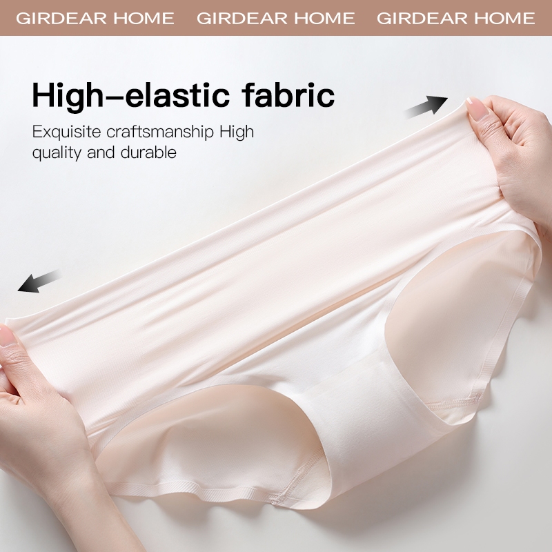 Girdear Home Quần Lót Nữ Siêu Mỏng Thoáng Khí, Co Giãn Cao Với Băng Lụa Liên Mạch, Kháng Khuẩn Và Hỗ Trợ Giảm Mỡ Bụng - Trung Eo Mềm Mại Giảm Dáng,8531AB05