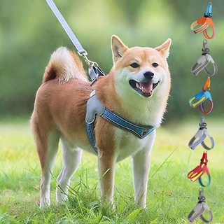Dây nịt chó Dây xích chó có thể điều chỉnh hình chữ Y có dây phản quang Dây nịt chó không đầy đủ cho chó nhỏ và vừa