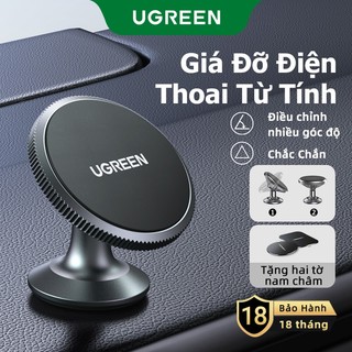 Giá đỡ điện thoại ô tô UGREEN có nam châm xoay 360° kích thước mini cho Samsung S26/S25 Ultra iPhone 17/16 Pro