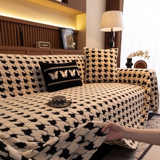 AIMI Nhung Bọc Ghế Sofa Phong Cách Bohemian Bọc Sofa Trang Trí Nhà Cửa Decor Vỏ Bọc Ghế Sofa Phù Hợp Với Mọi Mùa Chống Trượt Đa Năng