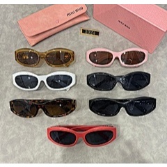 Kính râm retro mắt mèo, khung hẹp gọng nhỏ, thời trang unisex