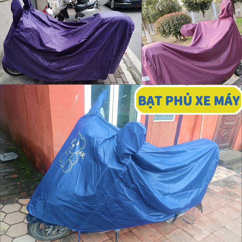【Chủ đề gấu】Bạt Phủ Xe Máy ,Vải Oxford dày Bạt Che Xe Máy Bảo vệ khỏi mưa và nắng,áo mưa xe máy điện