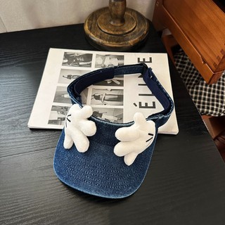 Mũ Che Nắng Denim Nữ Phong Cách Hoạt Hình Dễ Thương