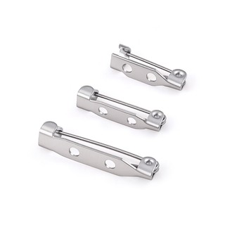 Trâm trang sức thép không gỉ đáy phẳng hai lỗ - nguyên vật liệu cho DIY và handmade