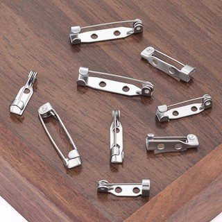 Trâm trang sức thép không gỉ đáy phẳng hai lỗ - nguyên vật liệu cho DIY và handmade