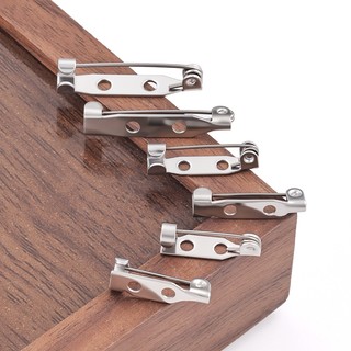 Trâm trang sức thép không gỉ đáy phẳng hai lỗ - nguyên vật liệu cho DIY và handmade