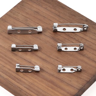 Trâm trang sức thép không gỉ đáy phẳng hai lỗ - nguyên vật liệu cho DIY và handmade