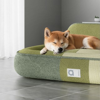 Giường Cho Chó - Giường Sofa Mèo Cao Cấp, Giường Cho Chó Chỉnh Hình Có Tựa Lưng Mềm Mại Hỗ Trợ Cho Thú Cưng Lớn, Vừa Và Nhỏ