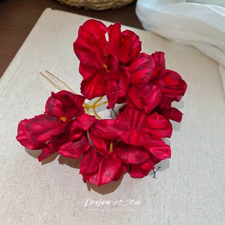 Kẹp tóc hoa vải DREJEW - Phụ kiện tóc thời trang và khí chất
