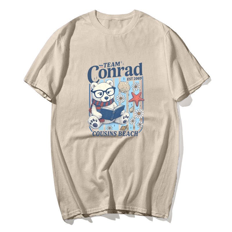 Áo Thun Tee Conrad Junior Bạc Hà Phù Hợp Cho Mùa Hè Và Đi Biển, Made from Cotton, Cổ Tròn Tay Ngắn Thoáng Khí