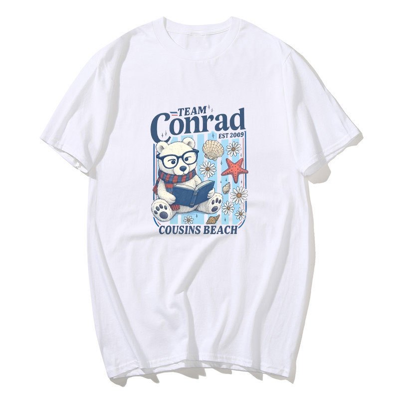 Áo Thun Tee Conrad Junior Bạc Hà Phù Hợp Cho Mùa Hè Và Đi Biển, Made from Cotton, Cổ Tròn Tay Ngắn Thoáng Khí