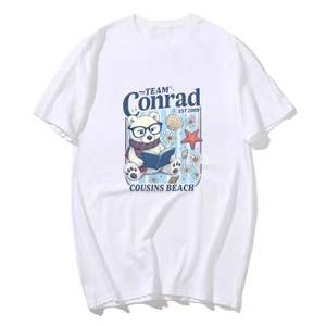 Áo Thun Tee Conrad Junior Bạc Hà Phù Hợp Cho Mùa Hè Và Đi Biển, Made from Cotton, Cổ Tròn Tay Ngắn Thoáng Khí