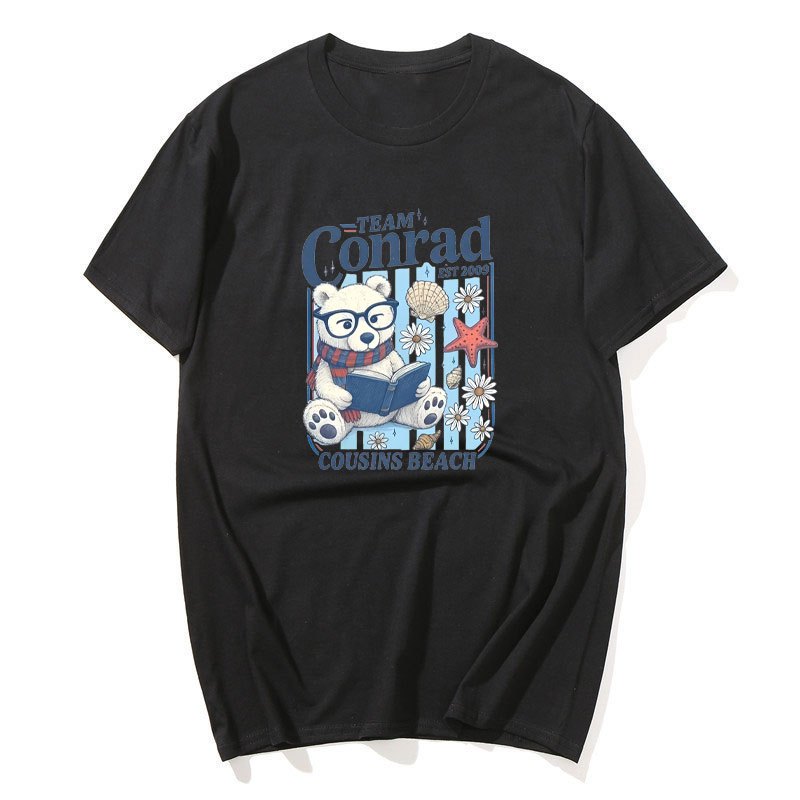 Áo Thun Tee Conrad Junior Bạc Hà Phù Hợp Cho Mùa Hè Và Đi Biển, Made from Cotton, Cổ Tròn Tay Ngắn Thoáng Khí