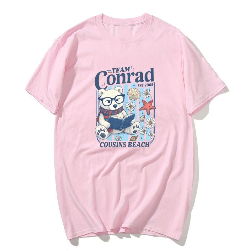 Áo Thun Tee Conrad Junior Bạc Hà Phù Hợp Cho Mùa Hè Và Đi Biển, Made from Cotton, Cổ Tròn Tay Ngắn Thoáng Khí