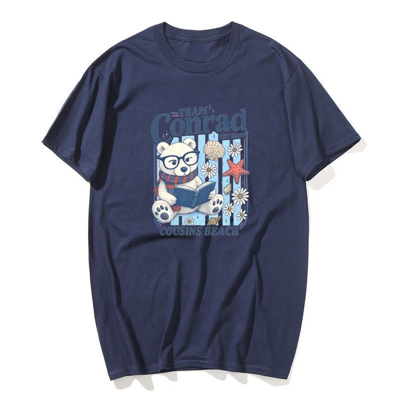 Áo Thun Tee Conrad Junior Bạc Hà Phù Hợp Cho Mùa Hè Và Đi Biển, Made from Cotton, Cổ Tròn Tay Ngắn Thoáng Khí