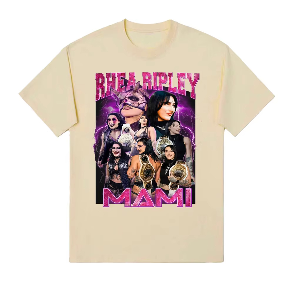 Rhea Ripley Grand Slam Phong Cách Thập Niên 90, Hoodie In Họa Tiết Gothic, Bông