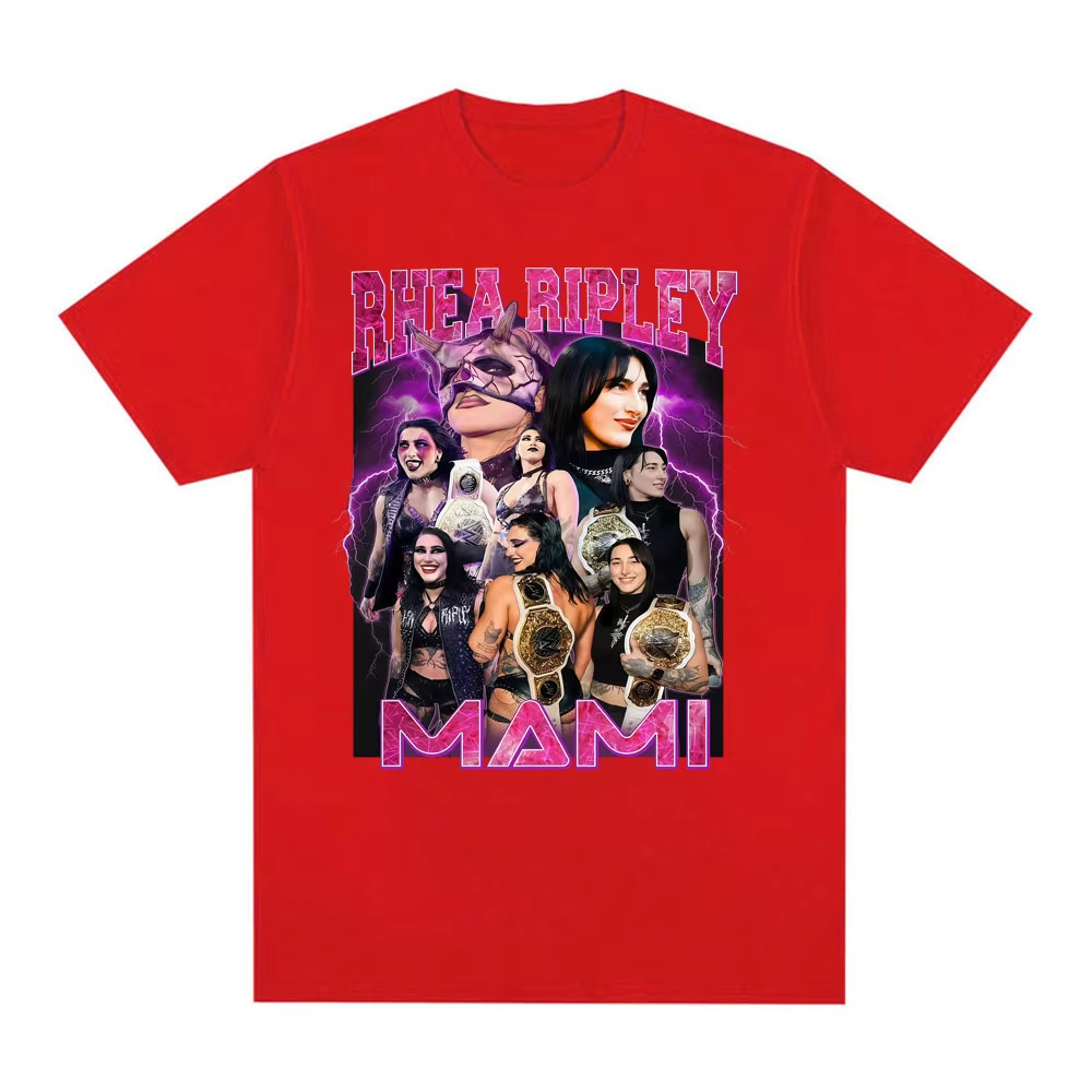 Rhea Ripley Grand Slam Phong Cách Thập Niên 90, Hoodie In Họa Tiết Gothic, Bông