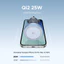 Sạc không dây MagFlow ô tô từ tính UGREEN 25W Max Tương thích với dòng IP