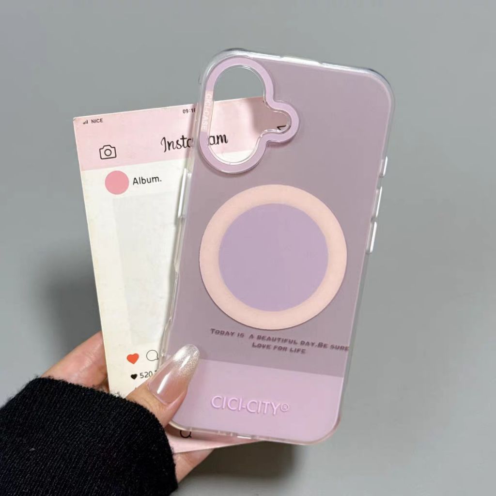 Ốp lưng cứng tương phản Dopamine tương thích với iPhone 14 pro max 15 pro max 16 pro max