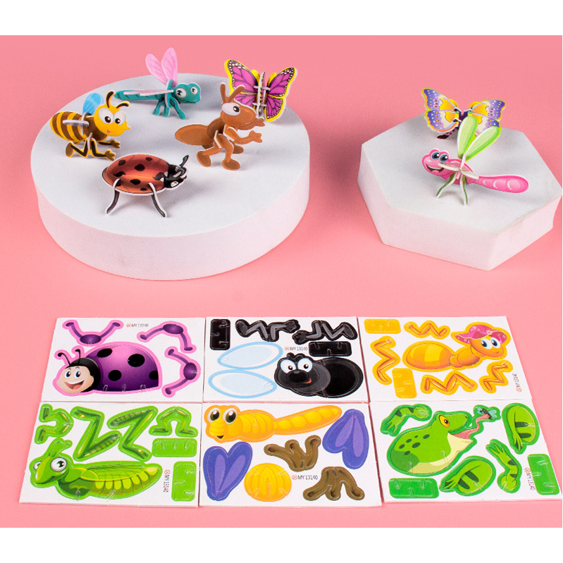 Đồ chơi lắp ráp mô hình giấy 3D Mini
