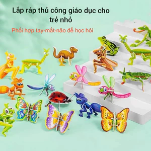 Đồ chơi lắp ráp mô hình giấy 3D Mini