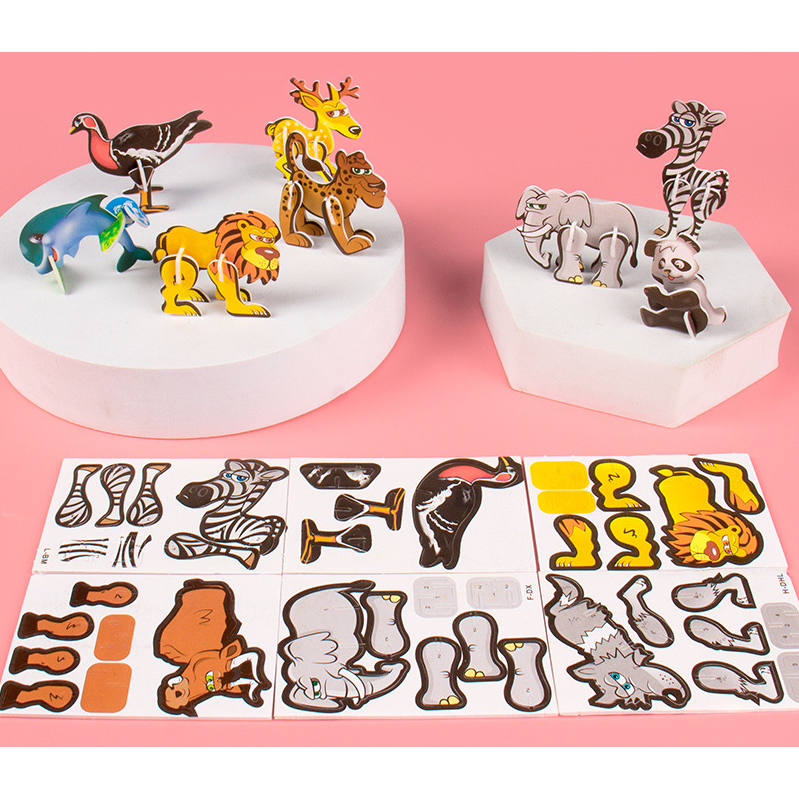 Đồ chơi lắp ráp mô hình giấy 3D Mini