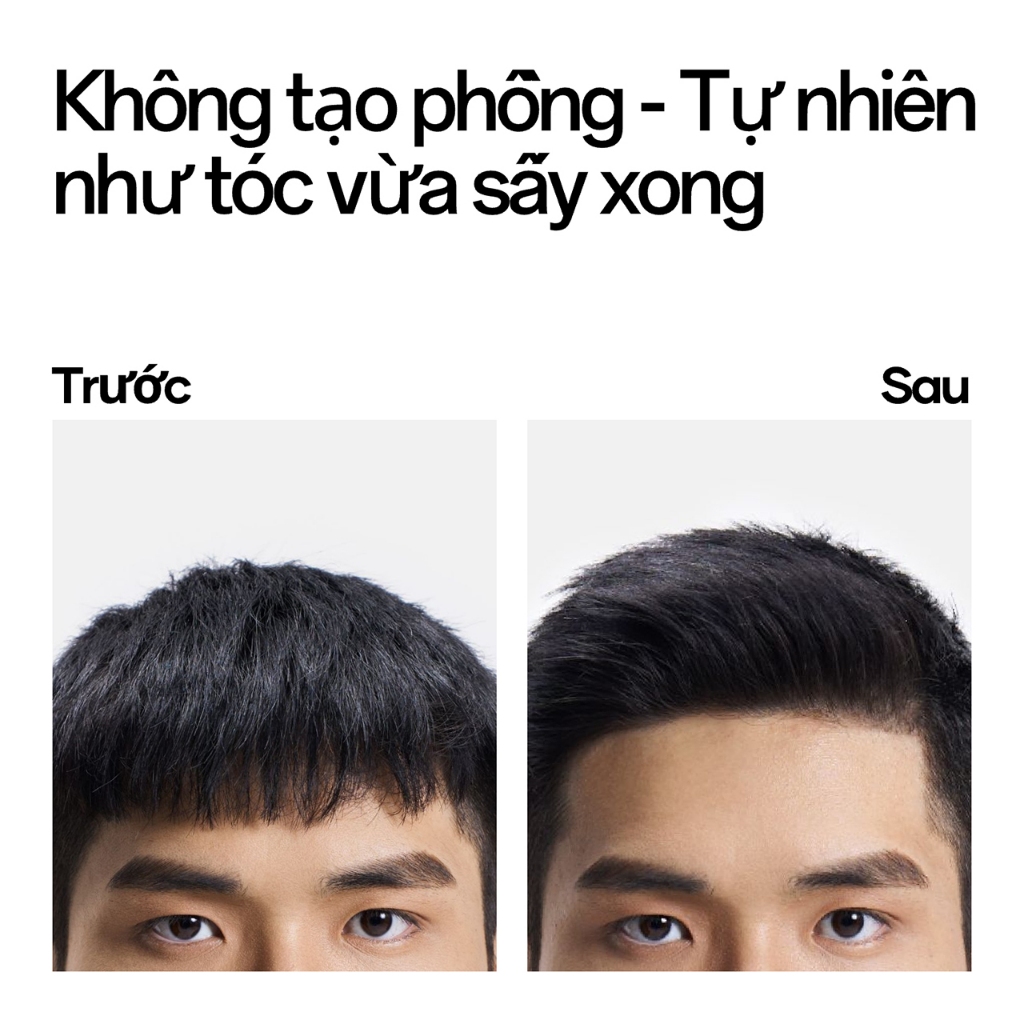 ApexFlow No.0 Đất Sét Vuốt Tóc Nam - Khô Nhanh, Giữ Nếp, Không Bết, Phồng Tự Nhiên, Mọi Loại Tóc 30g