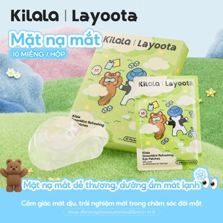 kilala Miếng dán đắp mắt thảo dược mát lạnh 10 miếng & 1 miếng
