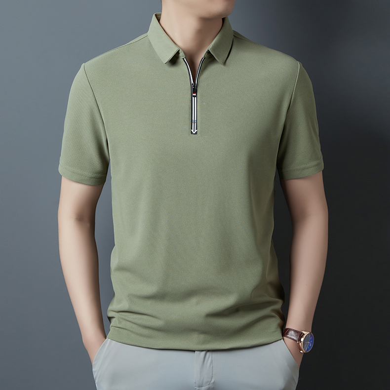 Mới Nam Áo Sơ Mi Polo Thời Trang Rời Xanh Công Sở Áo Sơ Mi Polo Làm Việc Áo Thun Trắng