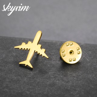 Máy Bay Bằng Thép Không Gỉ Thổ Cẩm Không Phai Màu,Accessory Thời Trang Vintage