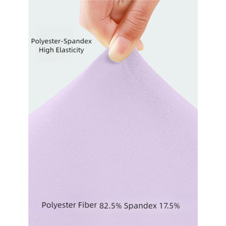 Áo thể thao nữ cố định, thoáng khí với độ đàn hồi cao - 82,5% Polyester, 17,5% Spandex