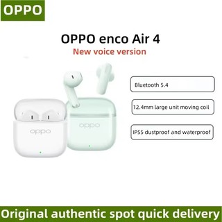 OPPO Enco Air 4 phiên bản giọng nói mới Tai nghe Bluetooth không dây đích thực bán trong tai tuổi thọ pin dài và độ trễ thấp chính hãng
