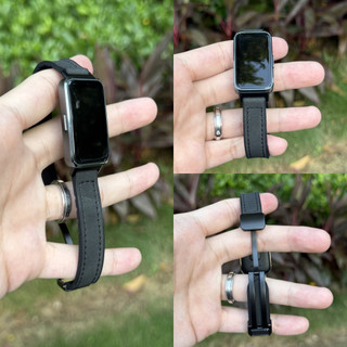 Dây Da Cho Huawei Band 8 9 10 11 Pro Nam Châm Thể Thao Chống Nước Bền Bỉ Thay Thế