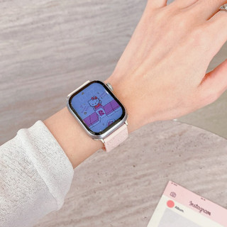 Dây đeo đồng hồ khắc laser KT dễ thương cho dây đeo đồng hồ phổ thông iwatch Series Ultra / 10 / 9, 18 / 20 / 22mm, Thích hợp cho dây đeo xiaomi 8 / 9 【 Pro 】